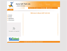 Tablet Screenshot of kyrotec.com